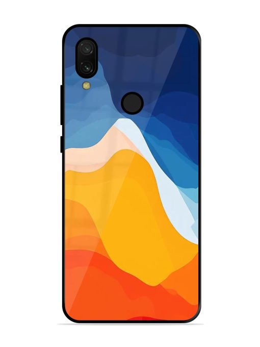 Liquid Landscape Glossy Soft Edge Case for Xiaomi Redmi 7 Chachhi