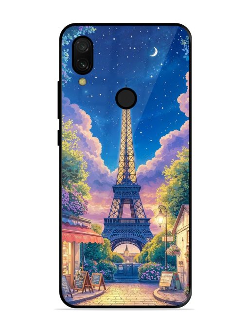 Twilight In Paris Glossy Soft Edge Case for Xiaomi Redmi 7 Chachhi