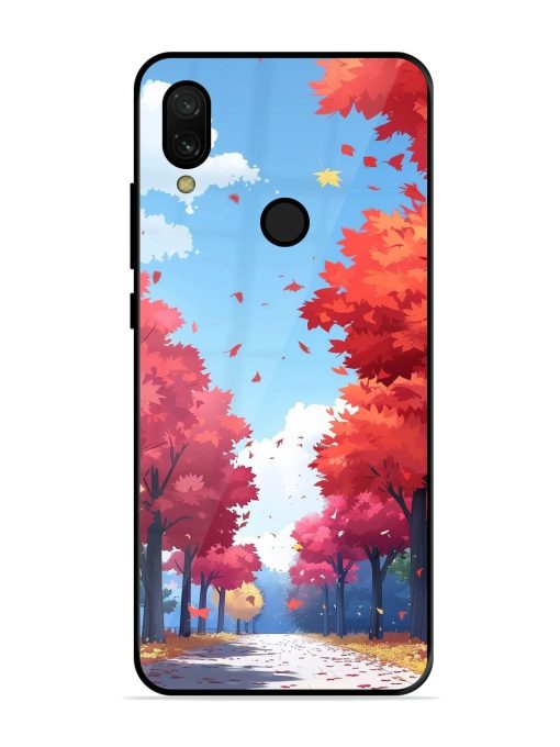 Autumn'S Embrace Glossy Soft Edge Case for Xiaomi Redmi 7 Chachhi