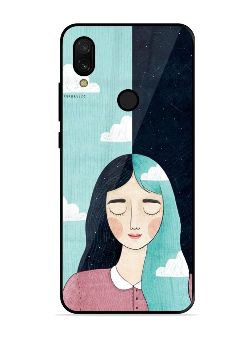 Between Day And Night Glossy Soft Edge Case for Xiaomi Redmi 7