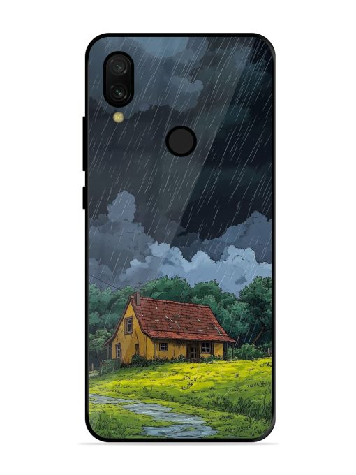 Rainy Day Retreat Glossy Soft Edge Case for Xiaomi Redmi 7 Chachhi