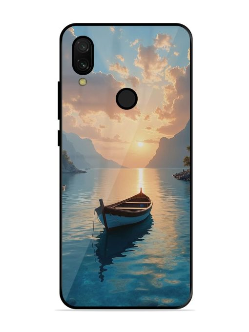 Serene Sunset Glossy Soft Edge Case for Xiaomi Redmi 7 Chachhi