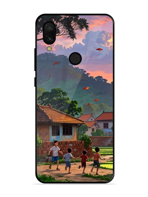 Sunset Play Glossy Soft Edge Case for Xiaomi Redmi 7 Chachhi