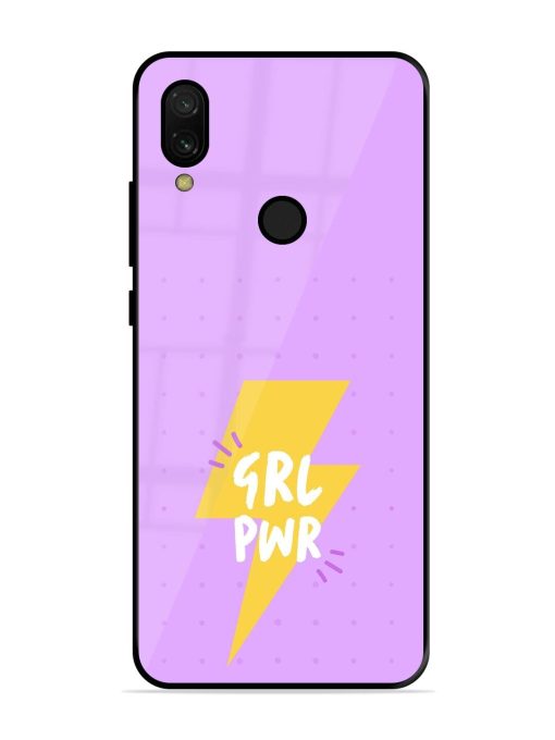 Girl Power Spark Glossy Soft Edge Case for Xiaomi Redmi 7 Chachhi