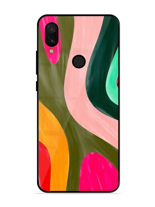 Wavy Wonder Glossy Soft Edge Case for Xiaomi Redmi 7 Chachhi