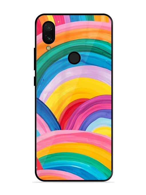 Rainbow Symphony Glossy Soft Edge Case for Xiaomi Redmi 7