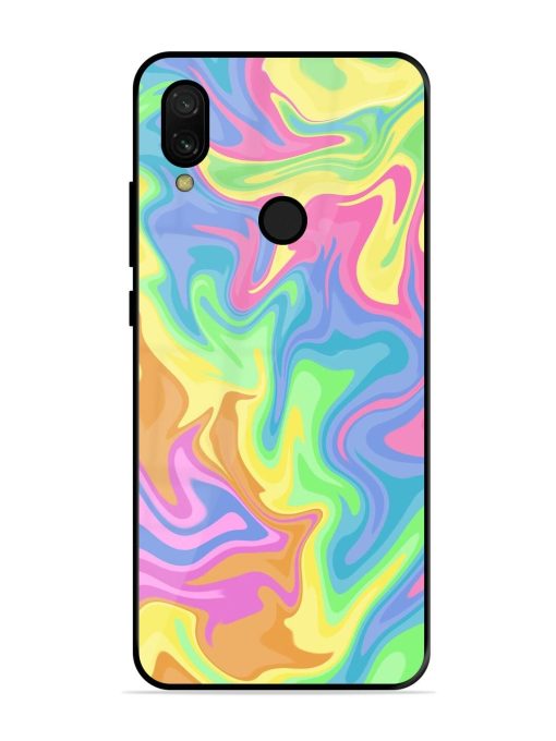 Whimsical Swirl Glossy Soft Edge Case for Xiaomi Redmi 7 Chachhi