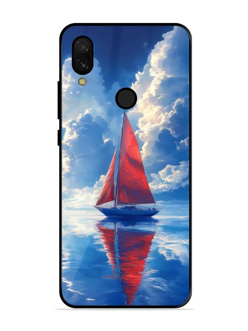 Crimson Sails Glossy Soft Edge Case for Xiaomi Redmi 7 Chachhi