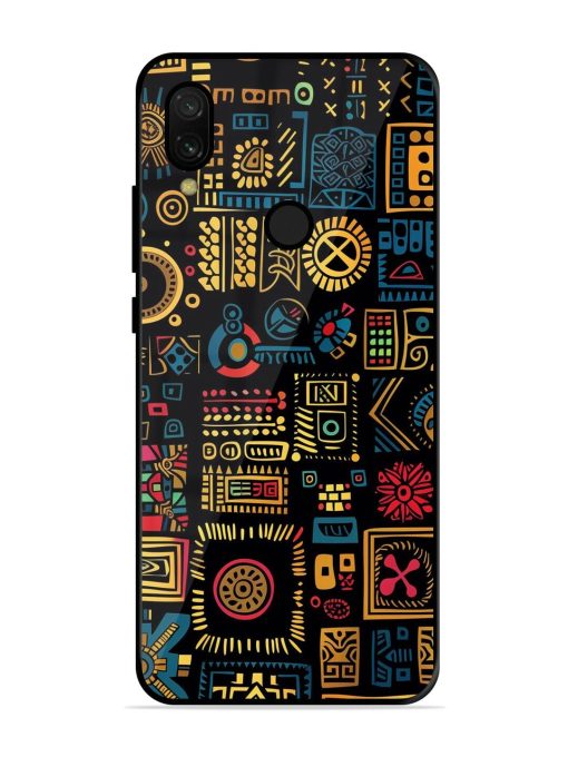 Tribal Tapestry Glossy Soft Edge Case for Xiaomi Redmi 7 Chachhi