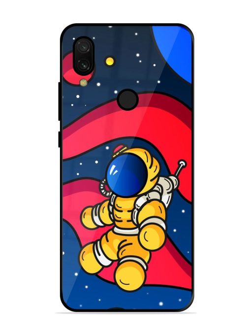 Cosmic Cruiser Glossy Soft Edge Case for Xiaomi Redmi 7 Chachhi