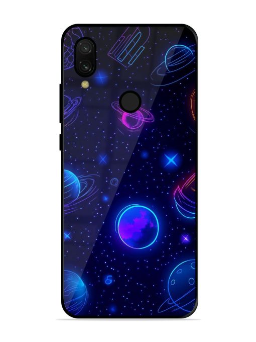 Neon Cosmos Glossy Soft Edge Case for Xiaomi Redmi 7