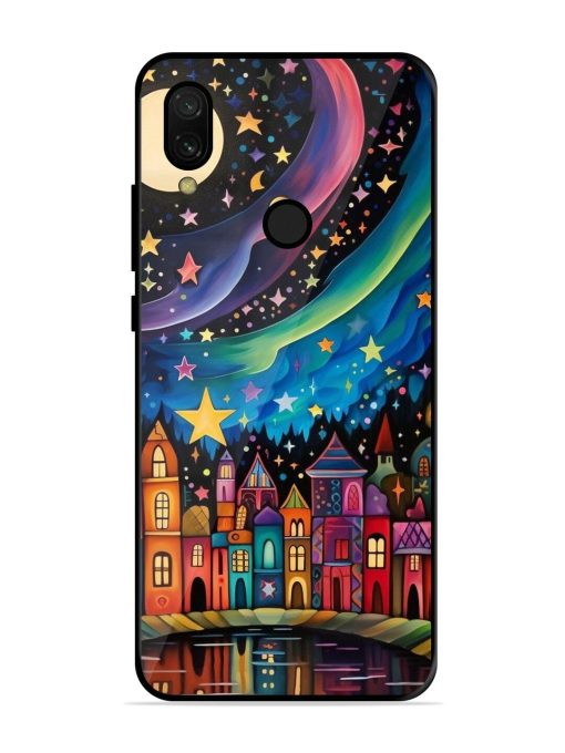 Starlit Village Glossy Soft Edge Case for Xiaomi Redmi 7 Chachhi