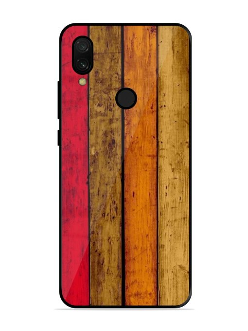 Colorful Woodgrain Glossy Soft Edge Case for Xiaomi Redmi 7 Chachhi