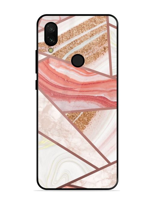 Rosy Mosaic Glossy Soft Edge Case for Xiaomi Redmi 7 Chachhi