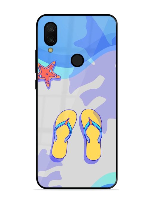 Sandy Toes And Salty Seas Glossy Soft Edge Case for Xiaomi Redmi 7 Chachhi