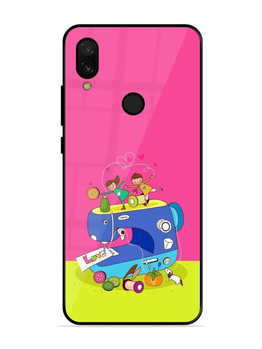 Sew Cute Glossy Soft Edge Case for Xiaomi Redmi 7 Chachhi