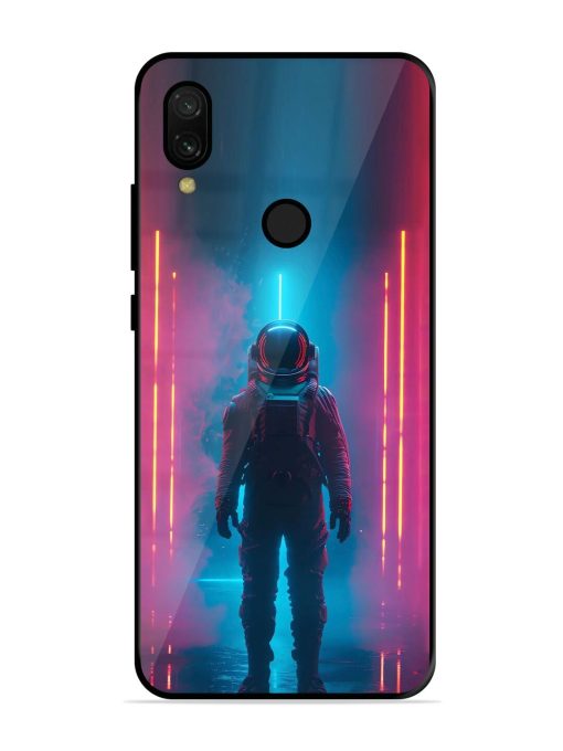 Neon Astronaut Glossy Soft Edge Case for Xiaomi Redmi 7 Chachhi