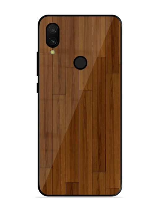 Warm Woodgrain Glossy Soft Edge Case for Xiaomi Redmi 7 Chachhi