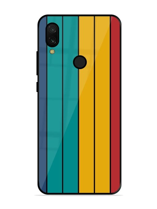 Retro Stripes Glossy Soft Edge Case for Xiaomi Redmi 7
