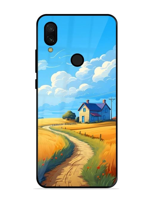 Countryside Cottage Glossy Soft Edge Case for Xiaomi Redmi 7 Chachhi