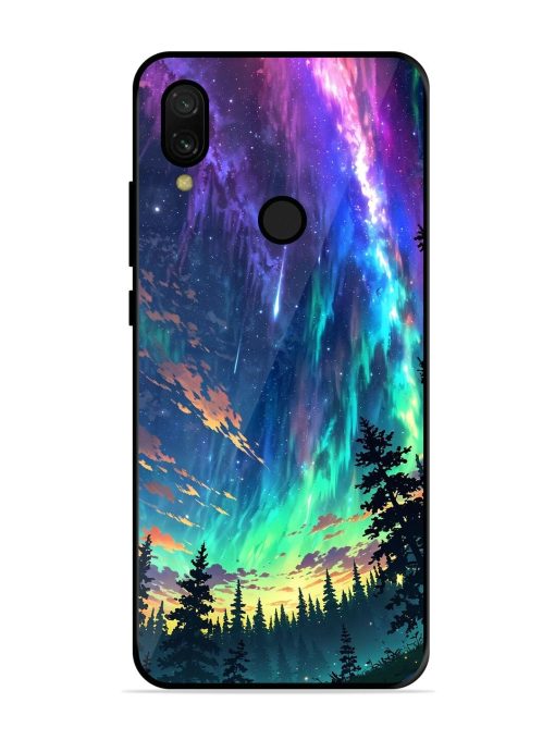 Cosmic Canvas Glossy Soft Edge Case for Xiaomi Redmi 7 Chachhi