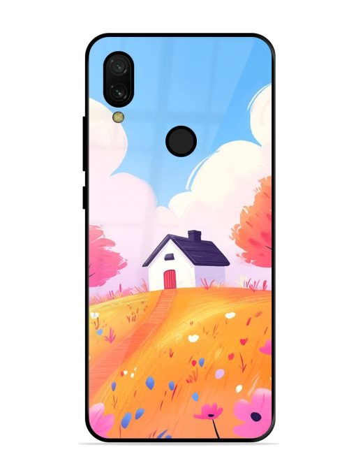 Hilltop Haven Glossy Soft Edge Case for Xiaomi Redmi 7