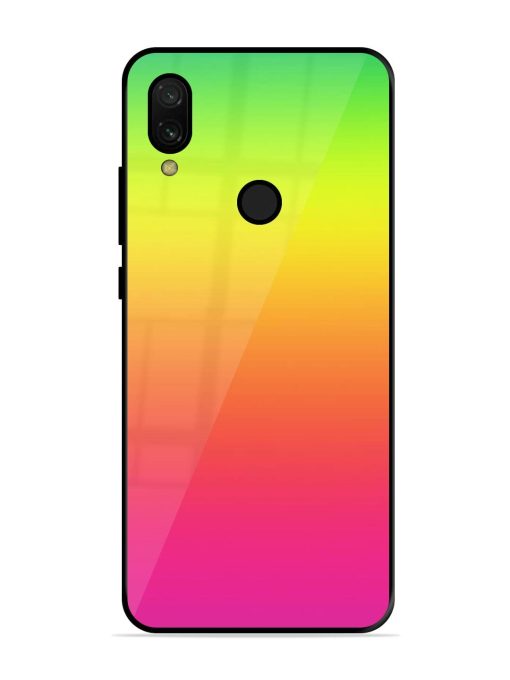 Rainbow Gradient Glossy Soft Edge Case for Xiaomi Redmi 7 Chachhi