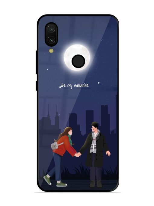 Moonlight Proposal Glossy Soft Edge Case for Xiaomi Redmi 7 Chachhi