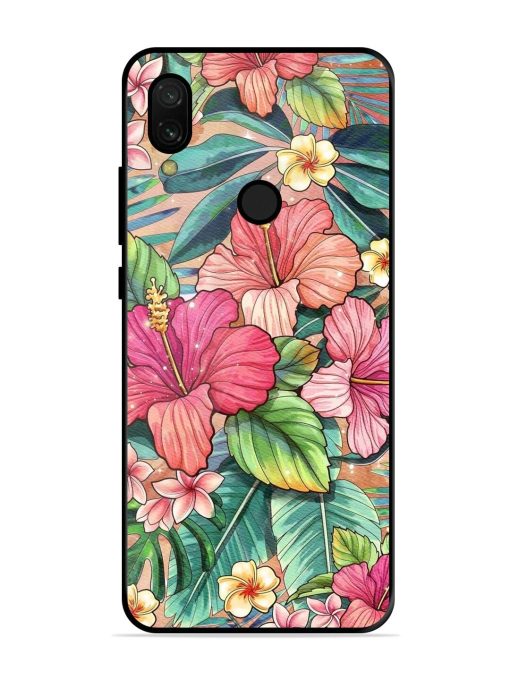 Tropical Tapestry Glossy Soft Edge Case for Xiaomi Redmi 7 Chachhi