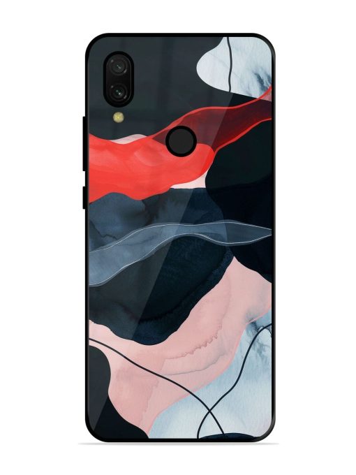 Dark Currents Glossy Soft Edge Case for Xiaomi Redmi 7 Chachhi