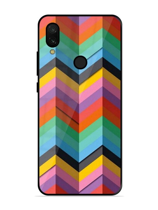 Colorful Zigzag Glossy Soft Edge Case for Xiaomi Redmi 7 Chachhi