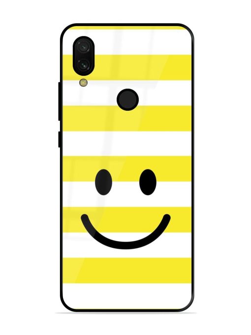 Smiling Stripes Glossy Soft Edge Case for Xiaomi Redmi 7 Chachhi