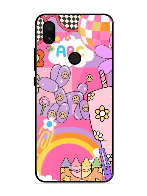 Whimsical Y2K Chaos Glossy Soft Edge Case for Xiaomi Redmi 7 Chachhi