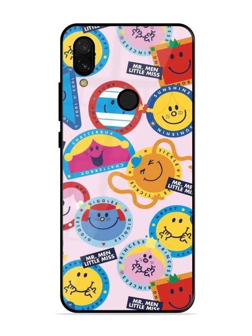 Whimsical Mr. Men & Little Miss Glossy Soft Edge Case for Xiaomi Redmi 7 Chachhi