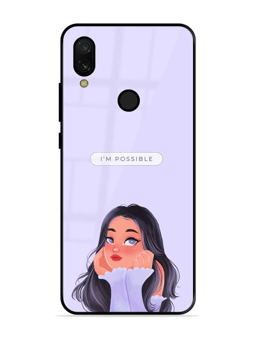 Im Possible Glossy Soft Edge Case for Xiaomi Redmi 7 Chachhi