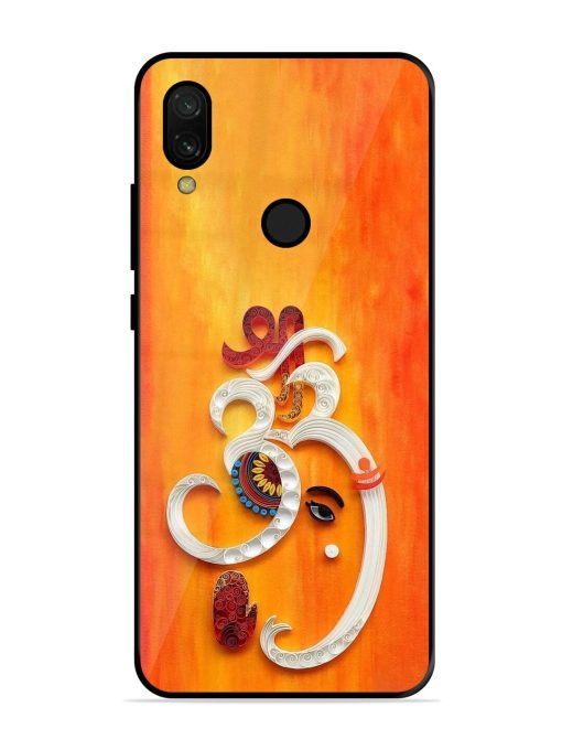 Ganesha In Quilling Art Glossy Soft Edge Case for Xiaomi Redmi 7 Chachhi