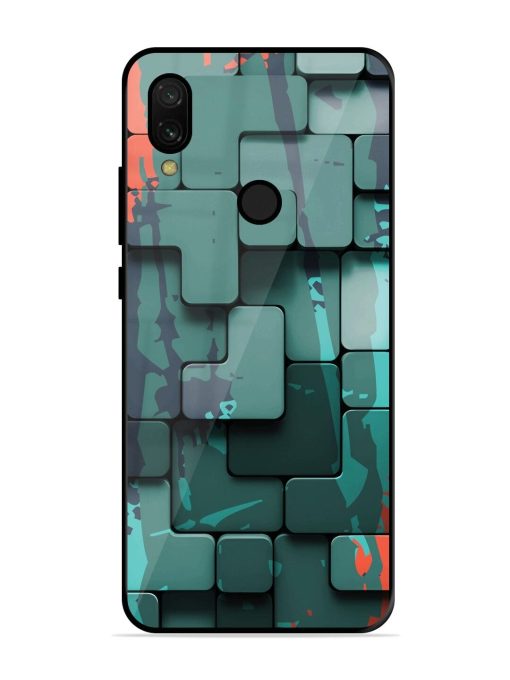 Abstract Geometric Mosaic Glossy Soft Edge Case for Xiaomi Redmi 7 Chachhi