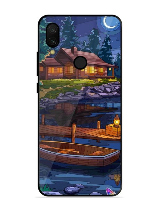 Moonlit Serenity Glossy Soft Edge Case for Xiaomi Redmi 7 Chachhi