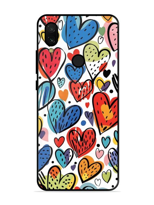 Heartfelt Harmony Glossy Soft Edge Case for Xiaomi Redmi 7 Chachhi