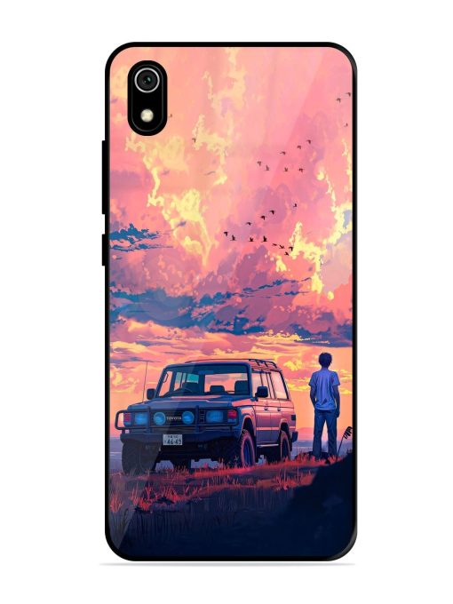 Solitude'S Horizon Glossy Soft Edge Case for Xiaomi Redmi 7A Chachhi