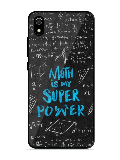 Math Magic Glossy Soft Edge Case for Xiaomi Redmi 7A Chachhi