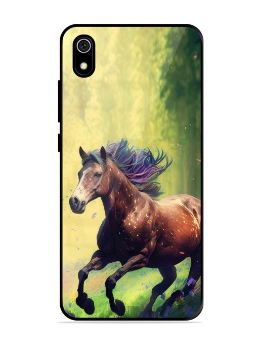 Enchanted Gallop Glossy Soft Edge Case for Xiaomi Redmi 7A Chachhi