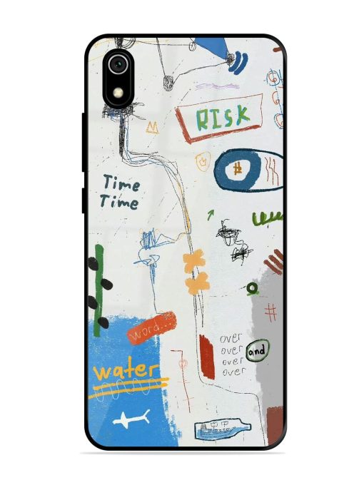 Mind Map Madness Glossy Soft Edge Case for Xiaomi Redmi 7A Chachhi