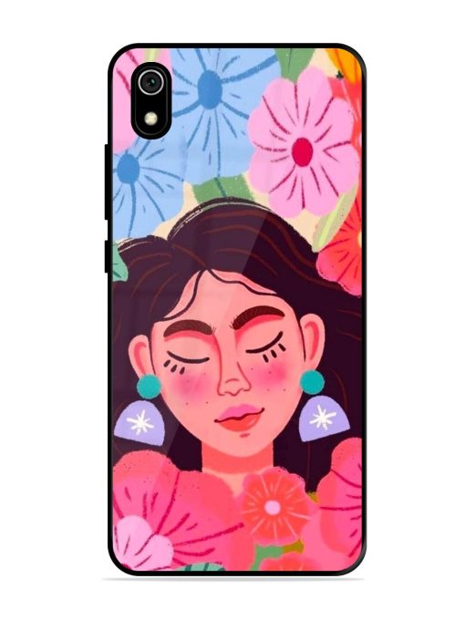 Blooming Serenity Glossy Soft Edge Case for Xiaomi Redmi 7A Chachhi