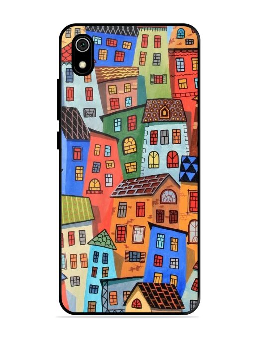 Rainbow House Glossy Soft Edge Case for Xiaomi Redmi 7A