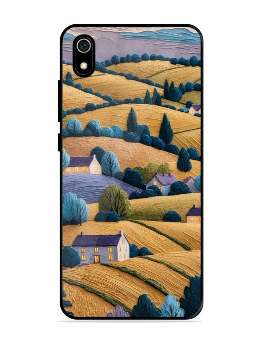 Rolling Hilltop Haven Glossy Soft Edge Case for Xiaomi Redmi 7A Chachhi