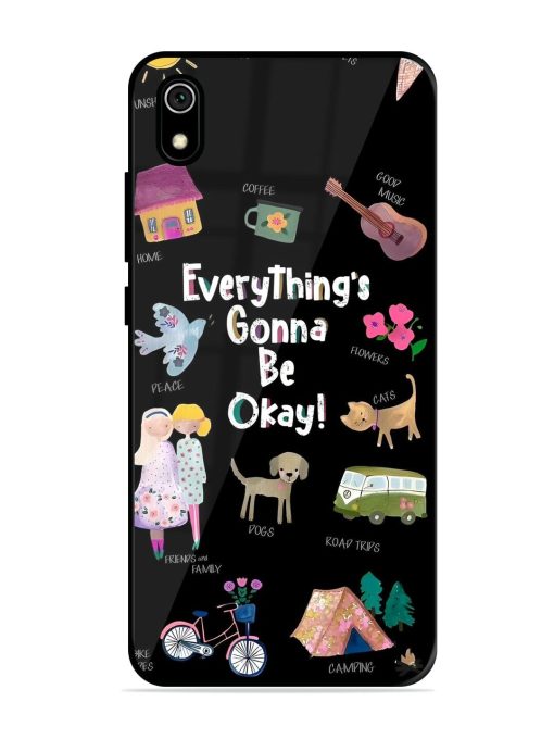 Everything'S Gonna Be Okay Glossy Soft Edge Case for Xiaomi Redmi 7A Chachhi