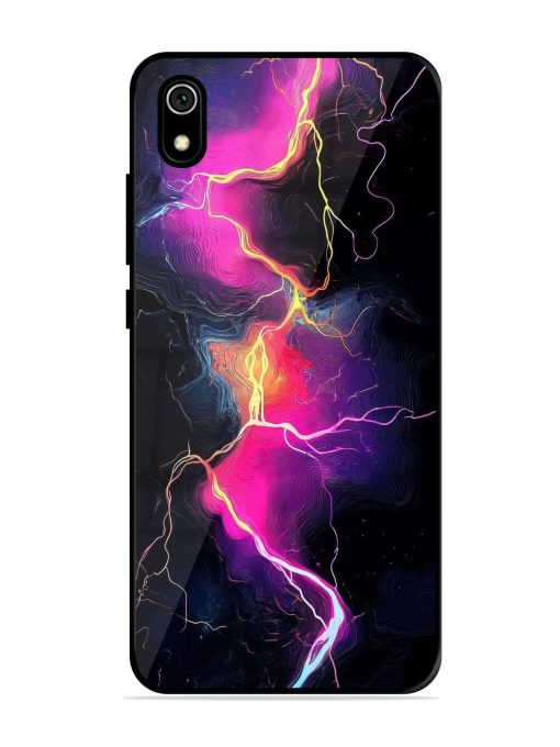 Electric Dreams Glossy Soft Edge Case for Xiaomi Redmi 7A Chachhi