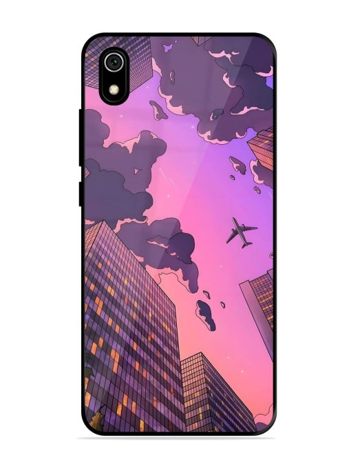 Urban Twilight Glossy Soft Edge Case for Xiaomi Redmi 7A Chachhi