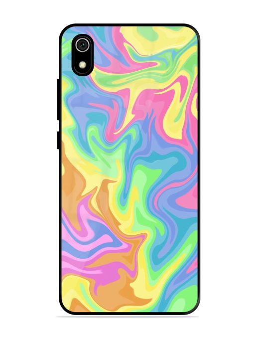 Whimsical Swirl Glossy Soft Edge Case for Xiaomi Redmi 7A Chachhi